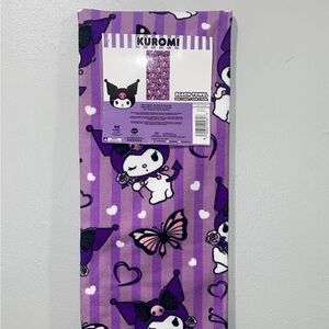 Purple Kuromi Butterfly Beach Towel